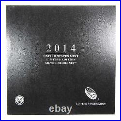 2014 Limited Edition Silver 8 Piece Proof Set OGP COA SKUCPC3663