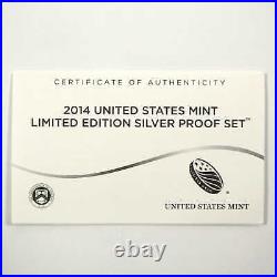 2014 Limited Edition Silver 8 Piece Proof Set OGP COA SKUCPC4011