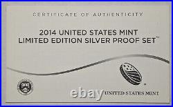 2014 Limited Edition Silver Proof Set