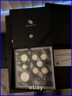 2014 Limited Edition Silver Proof Set OGP