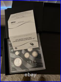 2014 Limited Edition Silver Proof Set OGP