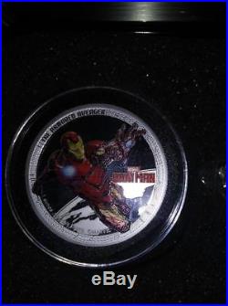 2014 Niue Marvel The Avengers $2.999 Silver Proof 4 Coin Set Box COA Hulk Thor