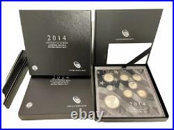 2014-S & W Limited Edition Silver US Mint Eight Coin Proof Set with Box and COA