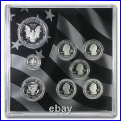 2014-S & W Limited Edition Silver US Mint Eight Coin Proof Set with Box and COA