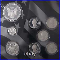 2014 U. S Mint Limited Edition Silver Proof 8 Piece Set Collectible OGP COA