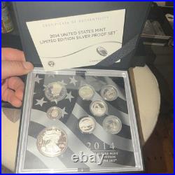 2014 U. S. Mint Limited Edition Silver Proof Set, Proof Strike, Ungraded