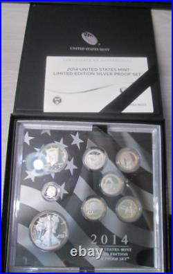2014 US Mint Limited Edition SILVER Proof Set 2014 US Mint Limited Edition SILVER Proof Set