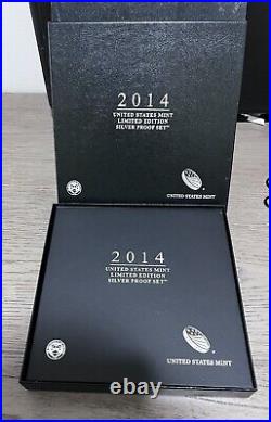 2014 United States Mint Limited Edition Silver Proof Set in OGP With Toning