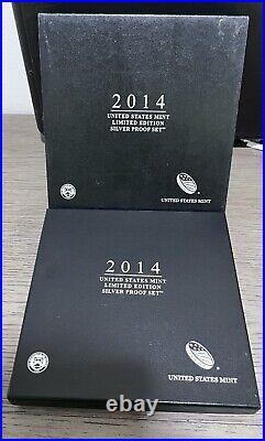 2014 United States Mint Limited Edition Silver Proof Set in OGP With Toning