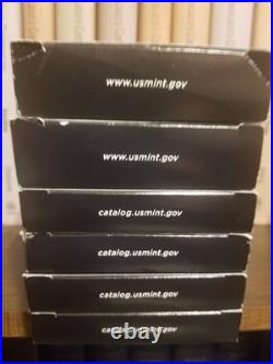 2015 2016 2017 2018 2019 2020 United States Mint Silver Proof Set Lot with COAs