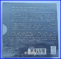 2015 50p Silver Proof Coin 75th Anniversary of the Battle of Britain UK 50p