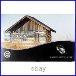 2015 America the Beautiful Quarter Silver Proof Set U. S. Mint OGP COA