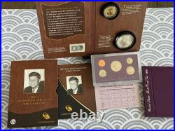 2015 JFK Coin & Chronicles Set + 1988 US Mint Proof Set Silver Medal