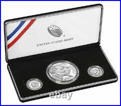 2015 March of Dimes Special Proof Silver 3 Coin Set (OGP And COA)