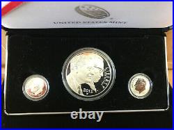 2015 March of Dimes Special Silver Set $1 + 10 Cent 3 Coins W + P DM5