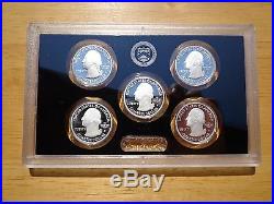 2015 S SILVER Proof America The Beautiful Quarter Set No Box or Coa