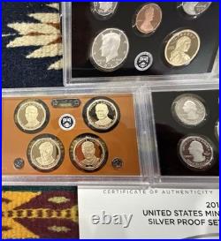2015-S United States Silver Mint Proof Set 14 Coin WithCOA & OGP