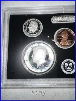 2015 United States Mint Silver Proof Set With Box And COA! On Sale, Free Ship