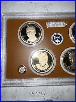 2015 United States Mint Silver Proof Set With Box And COA! On Sale, Free Ship