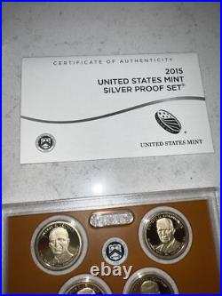 2015 United States Mint Silver Proof Set With Box And COA! On Sale, Free Ship 2015 United States Mint Silver Proof Set With Box And COA! On Sale, Free Ship