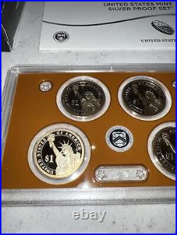 2015 United States Mint Silver Proof Set With Box And COA! On Sale, Free Ship