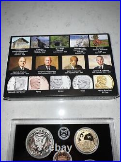 2015 United States Mint Silver Proof Set With Box And COA! On Sale, Free Ship