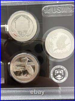 2015 United States Mint Silver Proof Set WithBox, COA
