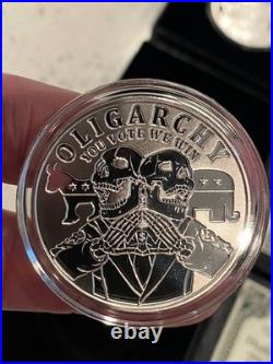 2016 1OZ Oligarchy Proof Set Silver Shield V1, V2, V3 Matching #118 Numbers