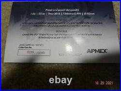 2016 Banco de Mexico / APMEX Libertad Special Silver Set Proof/Reverse Proof