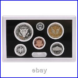 2016 S Proof Set Original Box & COA 13 Coins 90% Silver Quarters Kennedy Dime