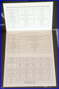 2016 S United States Mint Limited Edition Silver Proof Set