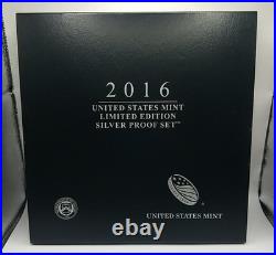 2016-S United States Mint Limited Edition Silver Proof Set #4976 2016-S United States Mint Limited Edition Silver Proof Set #4976