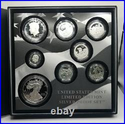 2016-S United States Mint Limited Edition Silver Proof Set #4976 2016-S United States Mint Limited Edition Silver Proof Set #4976
