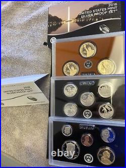 2016-S United States Mint Silver Proof Set with COA? Gem-Mint Condition