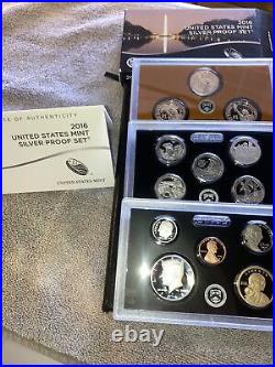 2016-S United States Mint Silver Proof Set with COA? Gem-Mint Condition