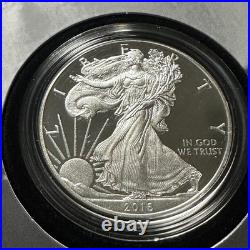 2016 US Mint Ltd Edition Silver Proof Set Silver Coins x8 OGP & COA (90596)