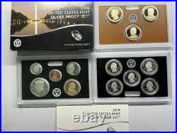 2016 US Mint Silver Proof Set withOGP and COA 13 Coins 080826 09ik