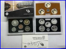 2016 US Mint Silver Proof Set withOGP and COA 13 Coins 080826 09ik