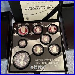 2016 United States Mint Limited Edition Silver Proof Set 2016 United States Mint Limited Edition Silver Proof Set