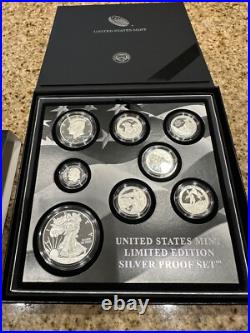 2016 United States Mint Limited Edition Silver Proof Set S Mint 8 Coins S Eagle 2016 United States Mint Limited Edition Silver Proof Set S Mint 8 Coins S Eagle