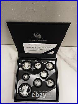 2016 United States Mint Limited Edition Silver Proof Set withOGP/COA-8 coins