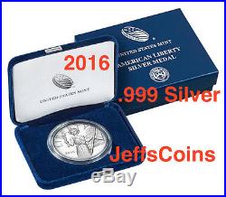 2016 W American Liberty Silver Medal Proof. 999 Pure 1 troy oz. UH9 Eagle Blanks