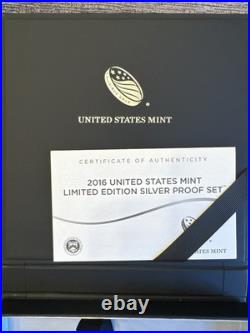 2016 W Proof Silver Eagle Limited Edition Proof Set In Ogp