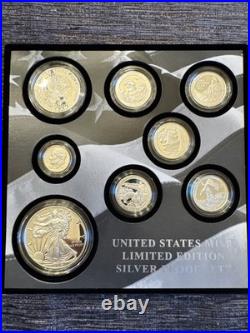 2016 W Proof Silver Eagle Limited Edition Proof Set In Ogp