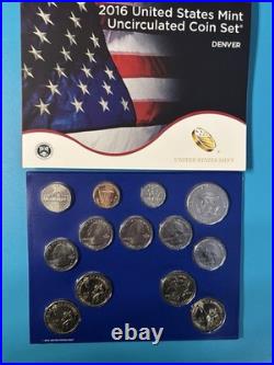 2016 united states mint clad & silver proof sets