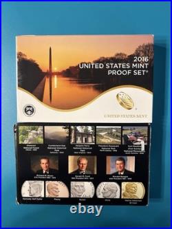 2016 united states mint clad & silver proof sets