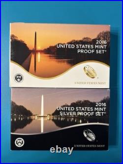 2016 united states mint clad & silver proof sets