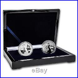 2017 2-Coin Silver 1 oz Britannia Proof/Reverse Proof Set SKU#151906