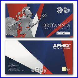 2017 2-Coin Silver 1 oz Britannia Proof/Reverse Proof Set SKU#151906