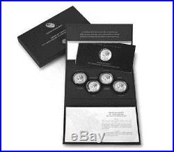 2017- 225th Anniversary American Liberty One Ounce Silver Medal 4 pc Set